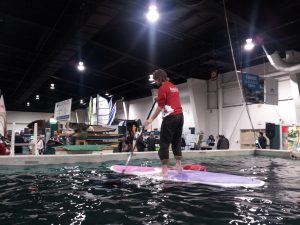 Outdoor Adventure Show, paddle board, staff, Bark Lake