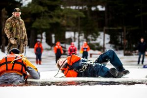 Understanding In-Water Ice Self-Rescue Training