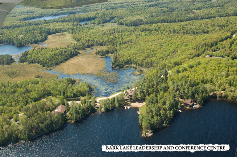 Bark Lake Leadership and Conference Centre Aerial View