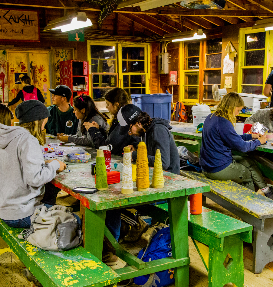 Arts & Crafts at Bark Lake Leadership Centre