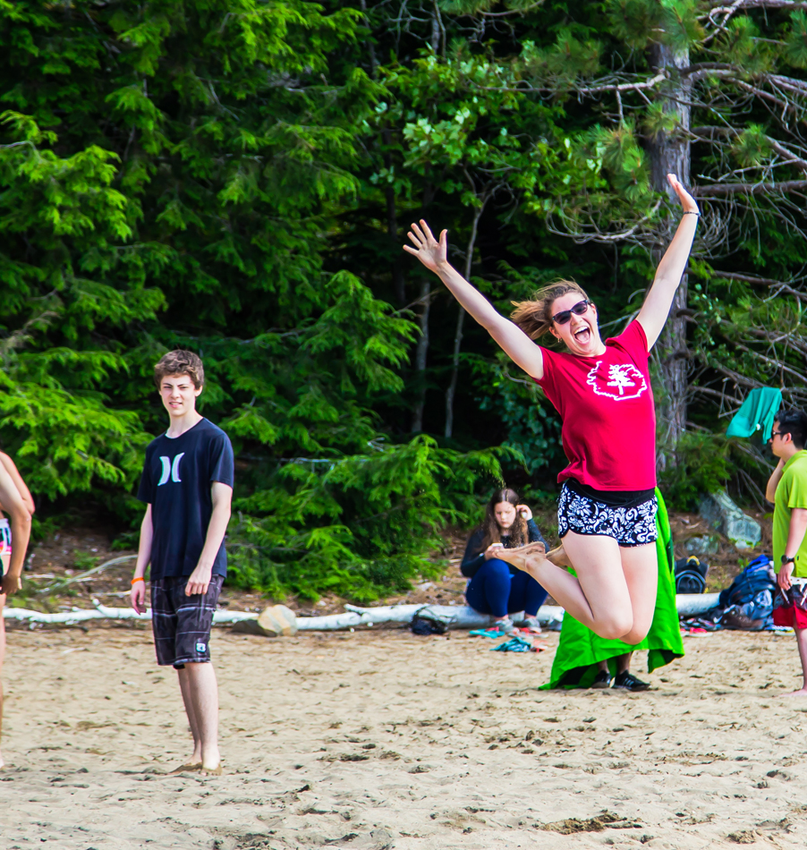 Beach Party at Bark Lake Leadership Centre