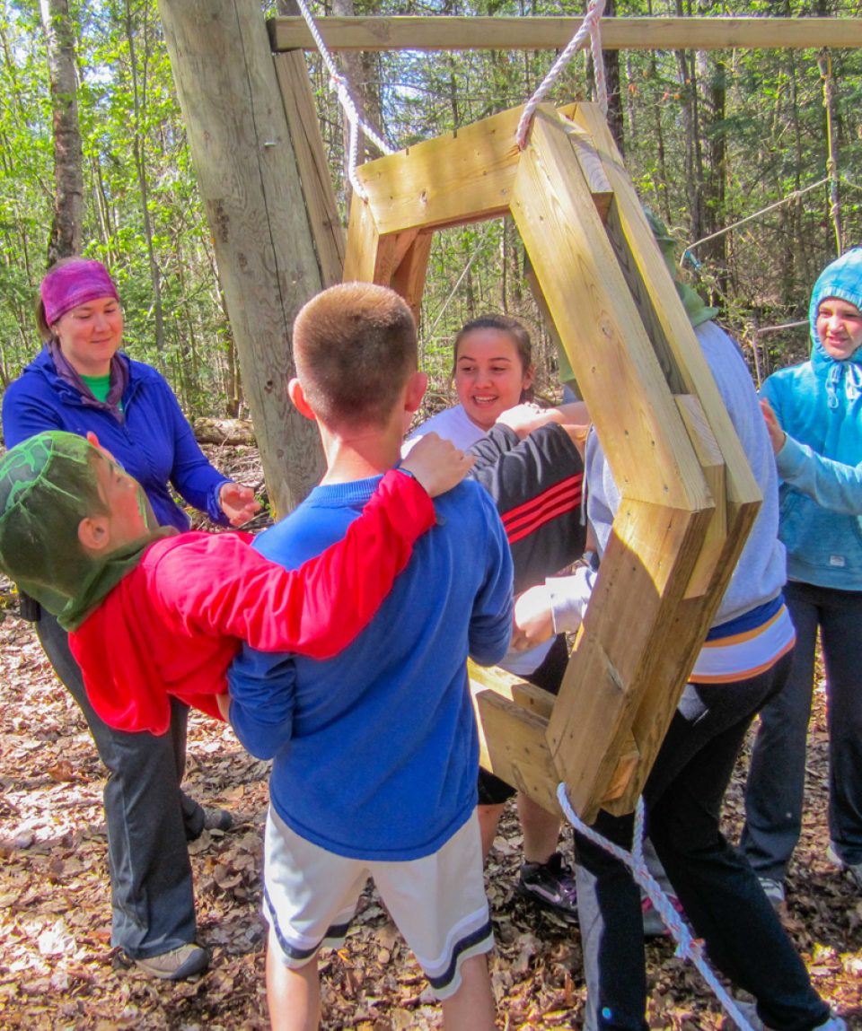 Low Ropes Challenge Course Bark Lake Leadership and Conference Centre