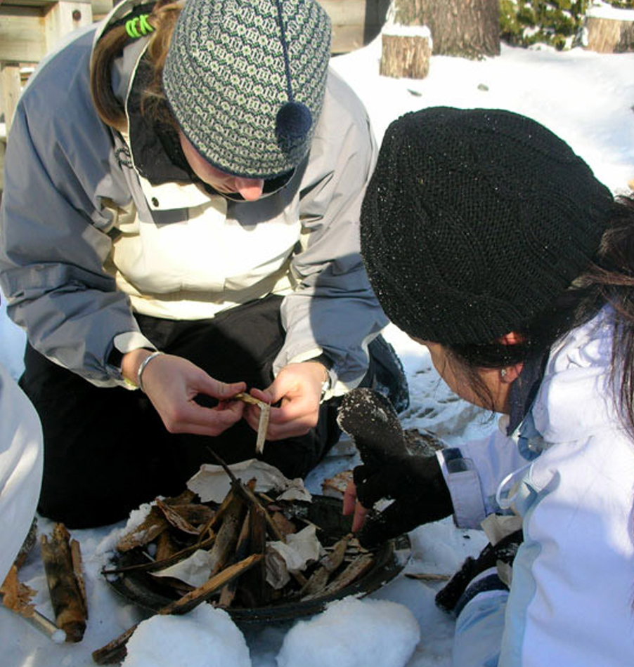 Survival Skills at Bark Lake Leadership Centre